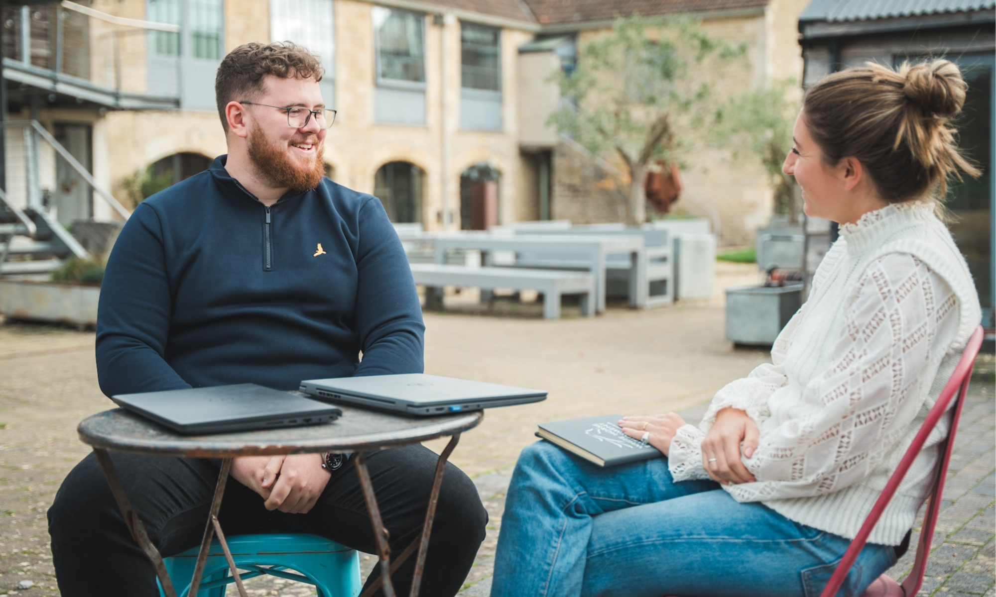 Candidate and Recruitment Consultant talking